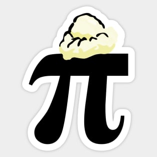 Pi à la mode Sticker